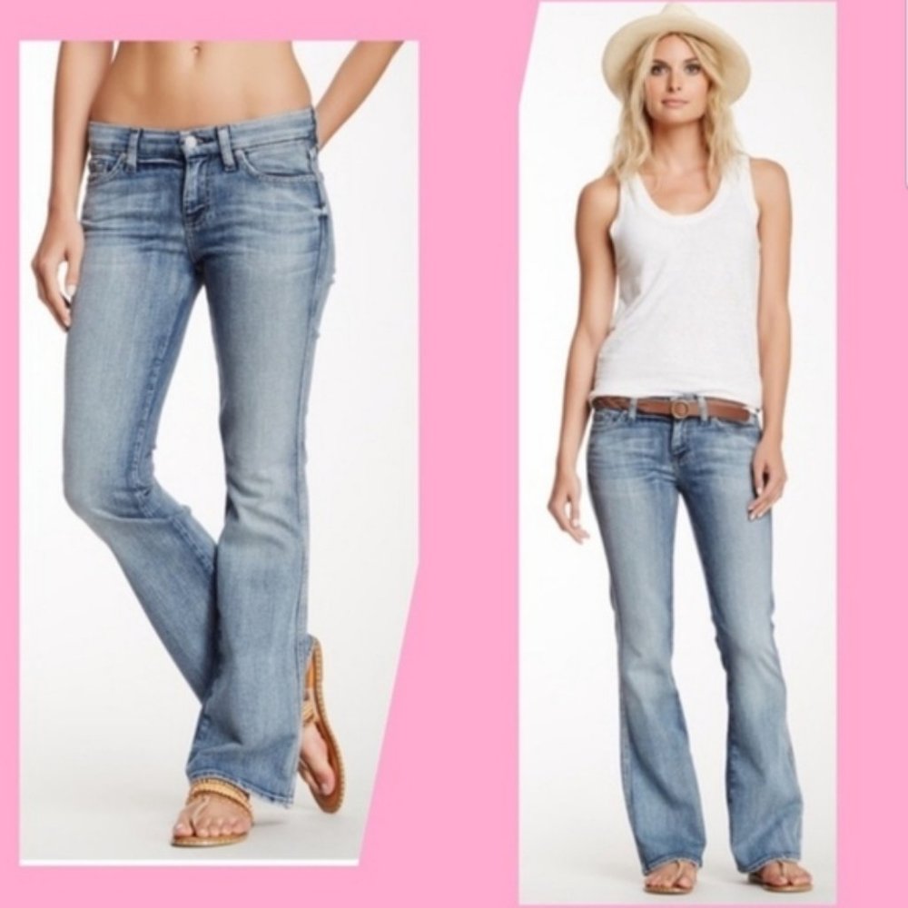 7 For All Mankind Women's Flip Flop Jeans sz 31 .